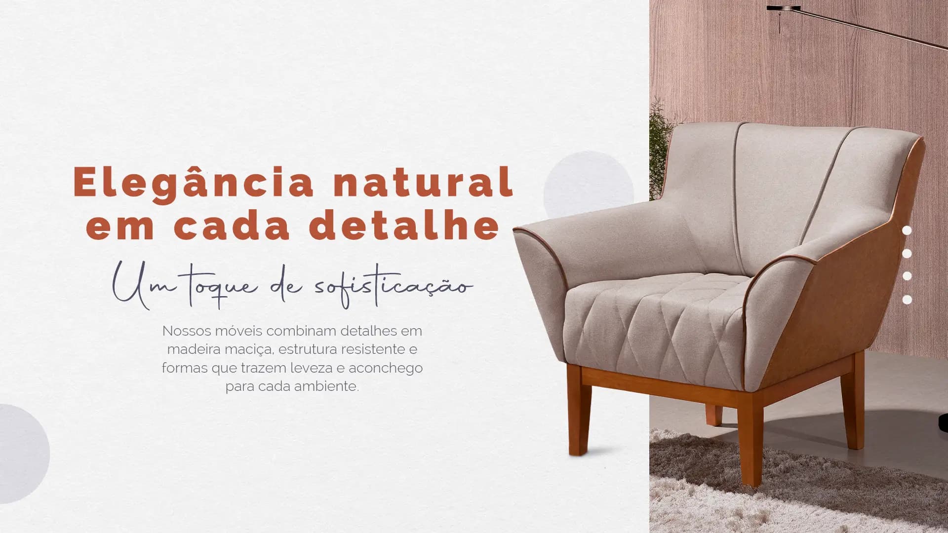 Móveis em madeira maciça da Home Nobre