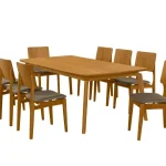 Conjunto Mesa de Jantar Jade com 3 Cadeiras Granada